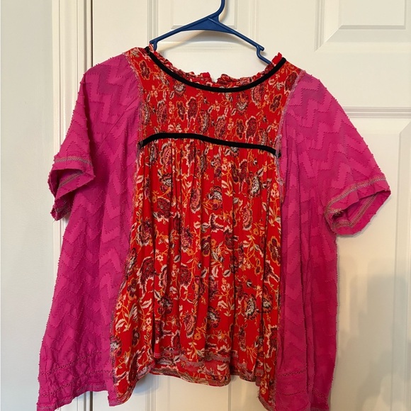 Up-cycled one of a kind original blouse by Painted Oyster - Picture 1 of 3